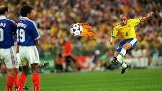 Roberto Carlos Top 10 Crazy Goals That Shocked The World [upl. by Key578]