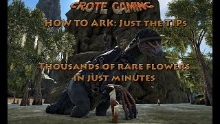 How to Ark Just the Tips Rare Flowers on the Center [upl. by Nadoj410]