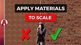 How to Apply Materials to SCALE  Vray for Sketchup [upl. by Harimas]