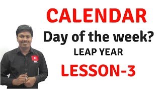 CalendarReasoningDay of the WeekLeap Year Lesson3 [upl. by Rebekkah]