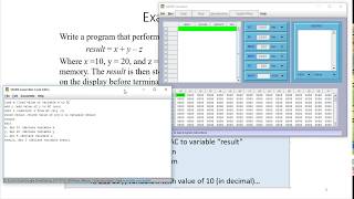 Marie Instruction Set and Programming Example with Marie Simulator [upl. by Malek]