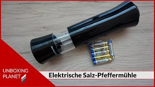 Elektrische Salz und Pfeffermühle  Unboxing Planet [upl. by Anaizit]