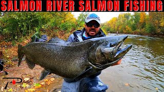 Salmon Fishing New Yorks World Famous Salmon River [upl. by Aneeles]