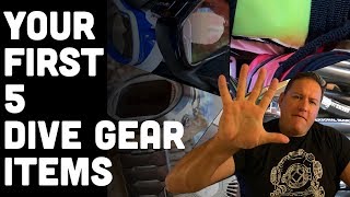 First 5 Pieces Of Dive Gear For New Divers To Buy [upl. by Maynord]