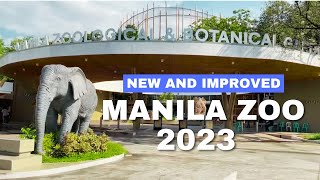 The New MANILA ZOO  Walking Tour 2023  HD  Manila Philippines [upl. by Annaira]