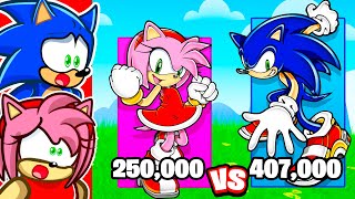 SONIC vs AMY Power Level Comparison [upl. by Hillard]