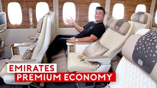 Emirates New Premium Economy and Upgraded Cabin on A380 [upl. by Naegem]