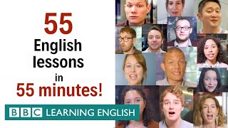 BOX SET 55 English lessons in 55 minutes Grammar amp Vocabulary Megaclass [upl. by Andrey]