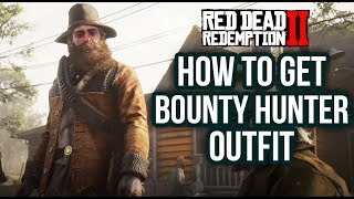 Red Dead Redemption 2  How To Get The Bounty Hunter Outfit 1416 Trapper Outfits Location Guide [upl. by Hatti909]