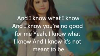 Selena Gomez  My Dilemma lyrics [upl. by Nnaecarg319]