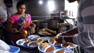 A Pav Bhaji Making Master shows us his Indian Street Food Recipe at quotKanaiya Paubhaji Centrequot Kadod [upl. by Naahsar]