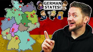 Every GERMAN State Explained Pronunciation amp Bundesländer [upl. by Oirramaj]