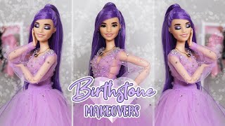 Barbie Collector Birthstone Doll Makeovers Amethyst February 2 [upl. by Korff]