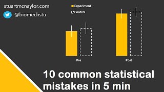 Ten Statistical Mistakes in 5 Min [upl. by Ares]