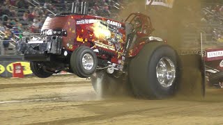 Tractor Pulling 2021 Lucas Oil Unlimited Super Stock Tractors In Action At Benson NC [upl. by Haughay]