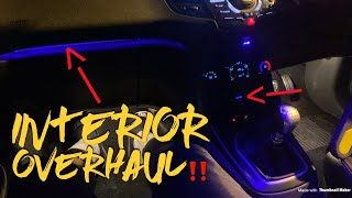 Ford Fiesta Mk7 Ambient Lighting Upgrade‼️Part 1 [upl. by Mord]