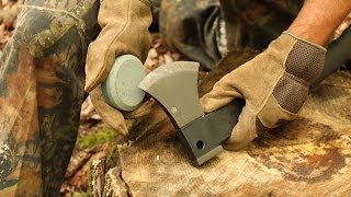 How to Sharpen an Axe or Hatchet [upl. by Noreht688]