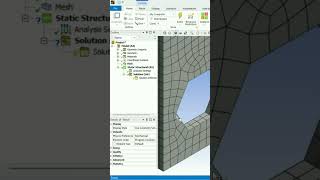 Generating a Mesh in ANSYS [upl. by Anirtap]