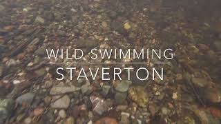 Wild Swimming at Staverton ‘Still Pool’ [upl. by Aicercul938]