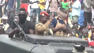 Burkina Faso  le capitaine Ibrahim Traoré en territoire conquis [upl. by Ailisab664]