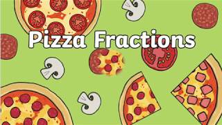 Fun with Fractions  Pizza Fractions [upl. by Okiram]