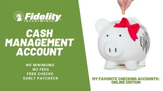 What is a Cash Management and How to Open one in Fidelity [upl. by Llerehs]