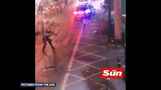 New footage emerges of London Bridge attack [upl. by Archaimbaud538]