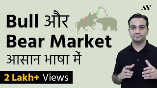 Bull Market amp Bear Market  Explained in Hindi [upl. by Ariaek610]