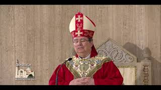 Palm Sunday Mass Live from the Basilica of the National Shrine of the Immaculate Conception  EWTN [upl. by Ozkum]