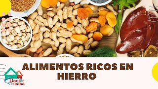 Alimentos naturales ricos en hierro [upl. by Attenaj]