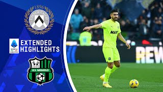 Udinese vs Sassuolo Extended Highlights  Serie A  CBS Sports Golazo [upl. by Tallu850]