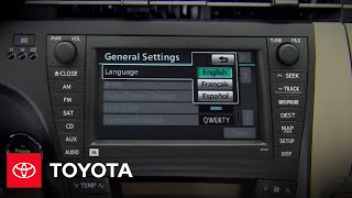 2010 Prius HowTo Navigation System  Toyota [upl. by Alburg]