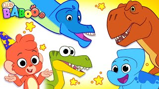 Club Baboos Funny Dinosaurs for Kids  Funny Dinosaur Cartoons  TRex Brachiosaurus and more [upl. by Waligore]