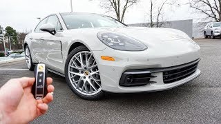 2018 Porsche Panamera 4 Start Up Exhaust Test Drive and Review [upl. by Kerin]