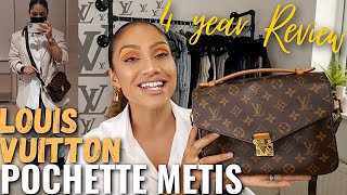 Louis Vuitton POCHETTE METIS in depth REVIEW  Tiana Peri [upl. by Fancie872]