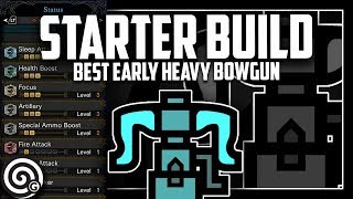 STARTER BUILD  Heavy Bowgun  MHW Iceborne [upl. by Attevaj791]