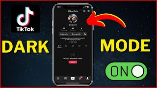 How to ENABLE Dark Mode on TikTok [upl. by Rosemarie]