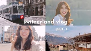 eng Switzerland Travel Vlog 2022 🇨🇭✨瑞士vlog ✈️ tourist spots foodie shopping 全世界上最美的国家✨ [upl. by Ilene]