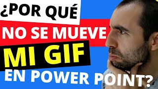 ¿Cómo INSERTAR un GIF en POWER POINT ✅【Para que funcione en 2023】 [upl. by Wey]