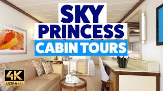 Sky Princess tours of ALL cabin types [upl. by Larimore279]