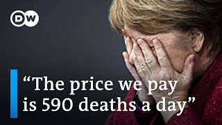 Merkel gets emotional in speech  DW News [upl. by Notlok]