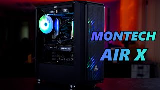 Inexpensive case with great cooling and big ARGB fans Montech Air X ARGB review [upl. by Vander174]