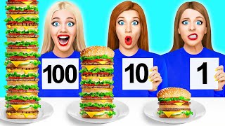 100 Food Layers Challenge by Multi DO Food [upl. by Noman41]