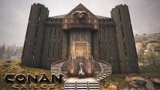 Conan Exiles  Black Ice Manor Speed Build [upl. by Jeavons]