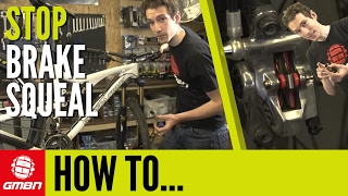 How To Stop Your Disc Brakes Squealing  Mountain Bike Maintenance Tips [upl. by Ecenahs]