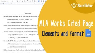 MLA Works Cited References and Formatting  Scribbr 🎓 [upl. by Armitage]