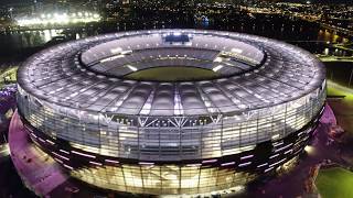 Optus Stadium Light Show [upl. by Culosio]