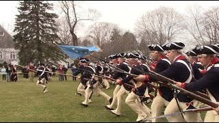 The Old Guard Drill Display in Lexington Patriots Day 2018 [upl. by Minnie]