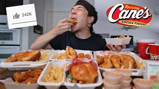 Raising Canes Full Menu Challenge All 5 Combo Meals [upl. by Eardna]