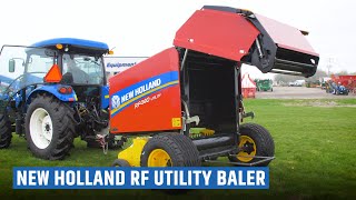 New Holland RF Fixed Chamber Round Baler  Burnips 360 [upl. by Hachman]